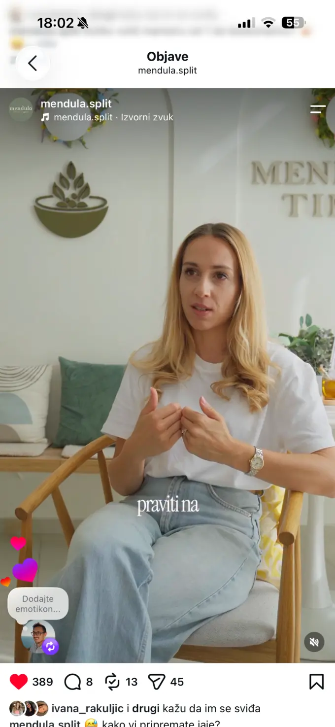 Lice gradi povjerenje.
